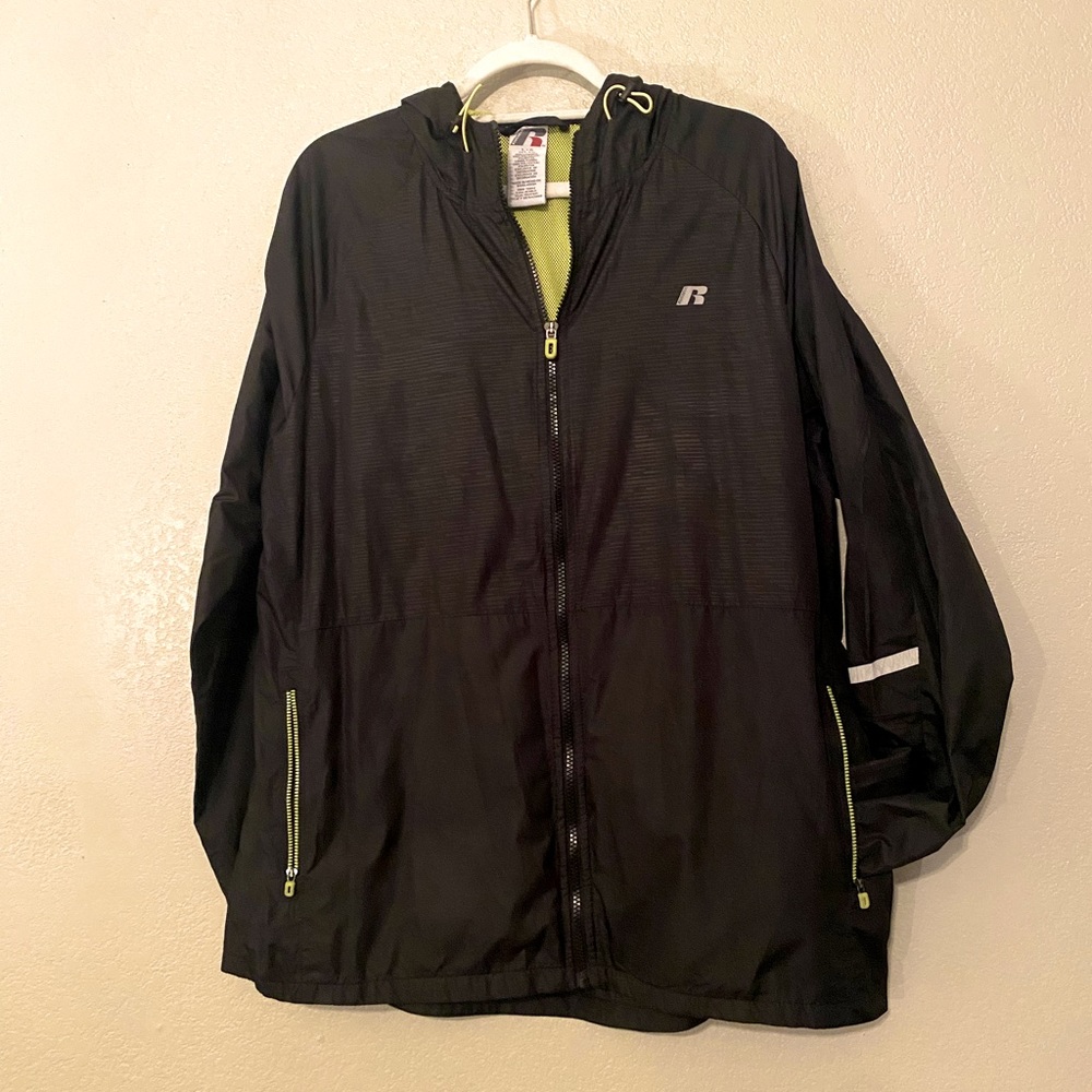 Russell • black windbreaker
